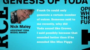 Nick Maley offers his expertise on Yoda's image
